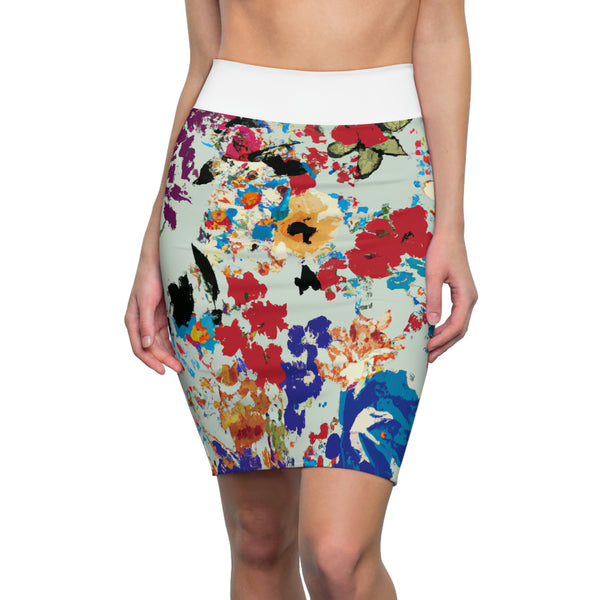 Floral Design By: Rena Royalty (Pencil Skirt)