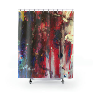 Abstract Design By: Yayoi Kusama (Shower Curtain)