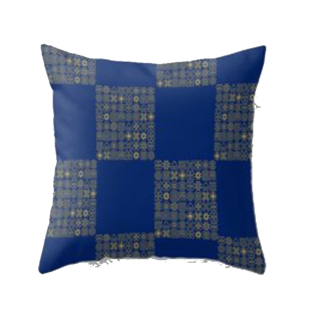 Blue Plaid (Pillow)