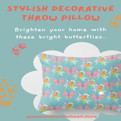 Butterfly Print (Pillow)