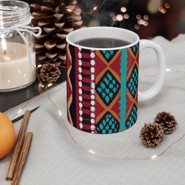 Afrocentric Designs ByBiruni Ceramicas (Mug)