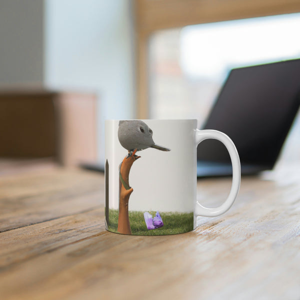 Bird Design By Kiln Scholar Pottery (Mug)