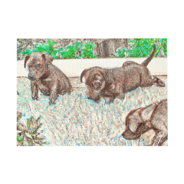 Puppy Design By Marjorie Puzzletwig - Puzzle