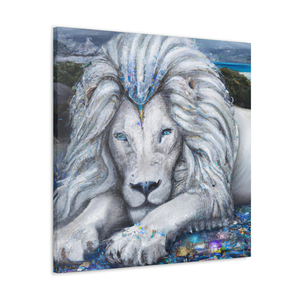 Lion Design By: The Ivory Painter. (Wall Art)