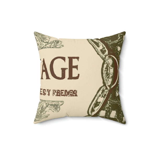 Vintage Print Designs - Luxurious Lifestyle By Luxe Lynne - Throw Pillow