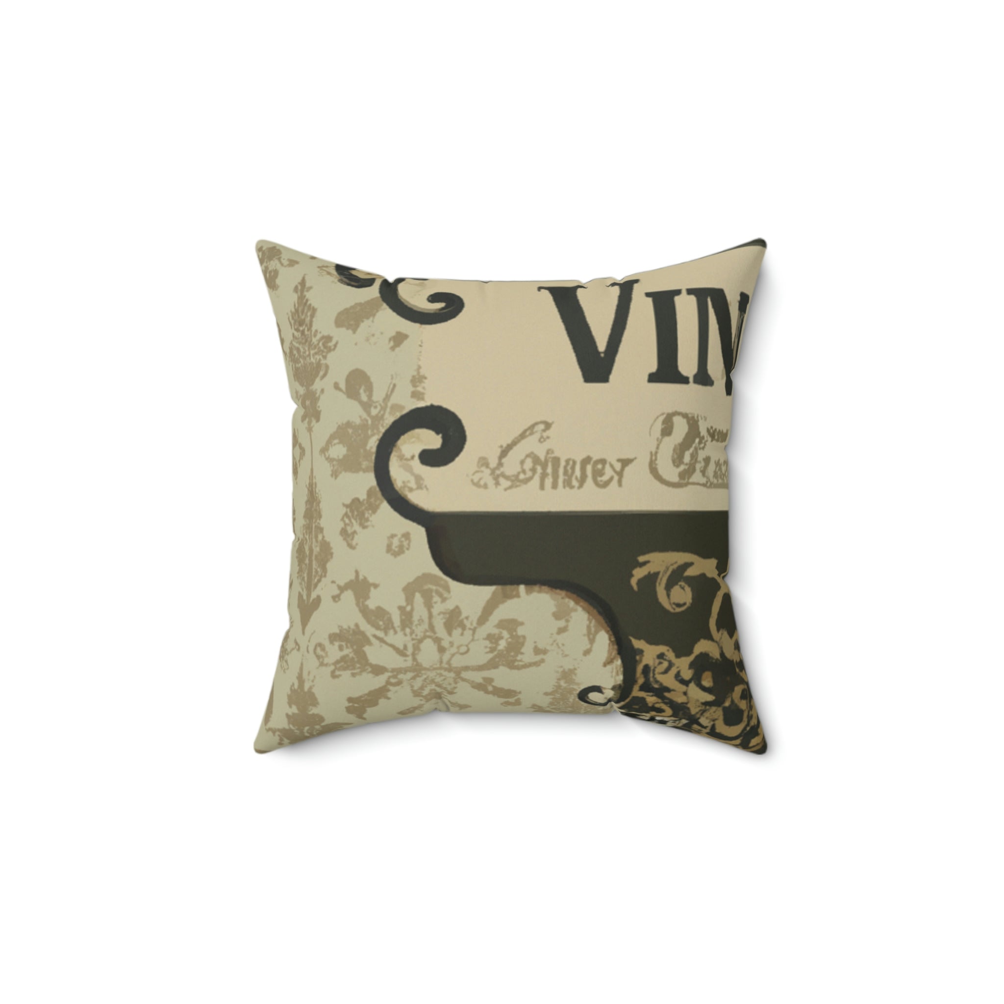 Vintage Print Designs - Artisans of Ambiance: A Unique Interior Design Firm by Filly Estilus - Throw Pillow