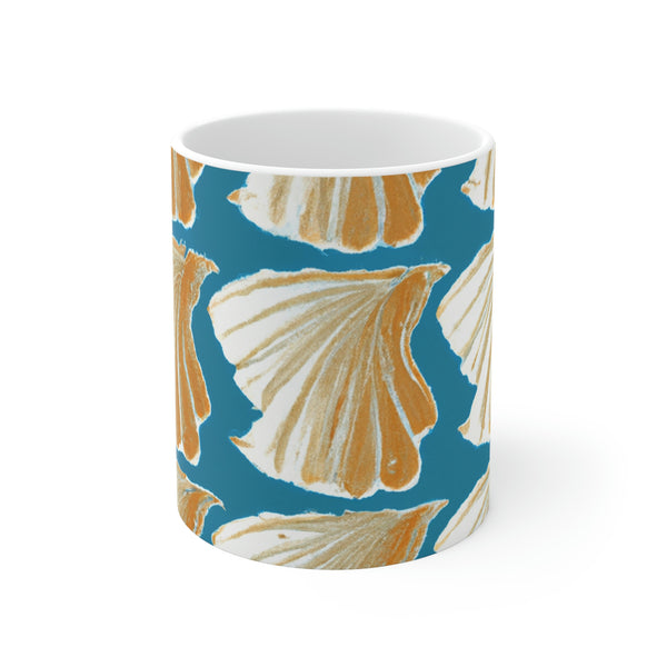 Seashell Designs By: Loving Luxury Designista - Abigail Artistry - (Mug)