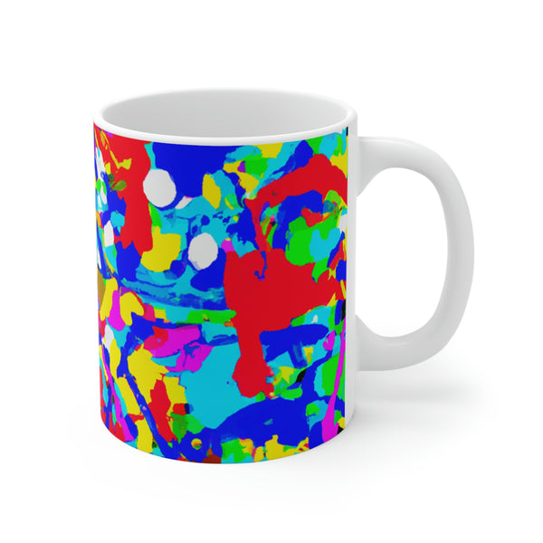 Abstract Art Design By:  Thomas Gainsborough. British Rococo portrait and landscape painter. (Mug)