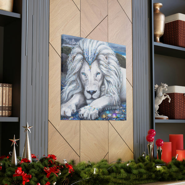 Lion Design By: The Ivory Painter. (Wall Art)