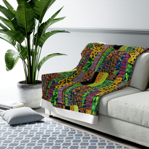 African Print Design By: Neon Serenity (Throw)