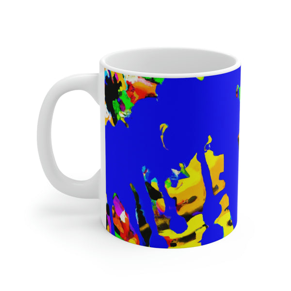 Abstract Art Design By:  Joseph Wright of Derby, British painter. (Mug)