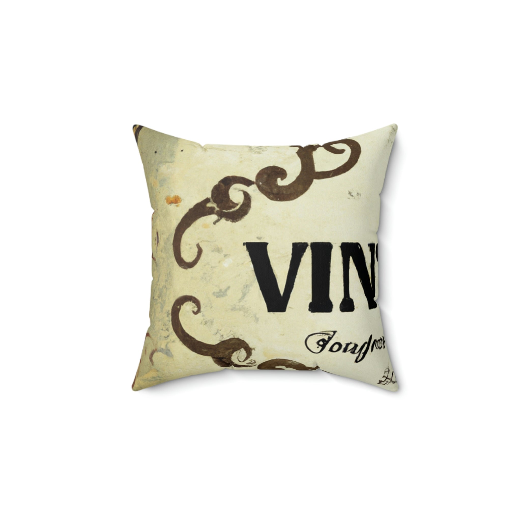 Vintage Print Designs - Avant-Vogue Interiors - Throw Pillow