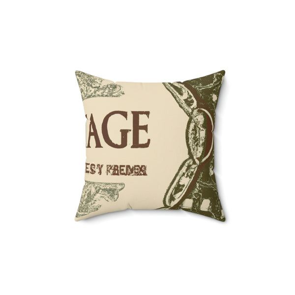 Vintage Print Designs - Luxurious Lifestyle By Luxe Lynne - Throw Pillow