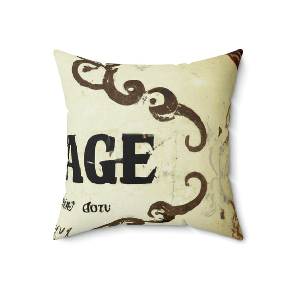 Vintage Print Designs - Avant-Vogue Interiors - Throw Pillow