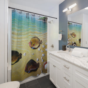 Beach Design By: Adelina Carrington (Shower Curtain)