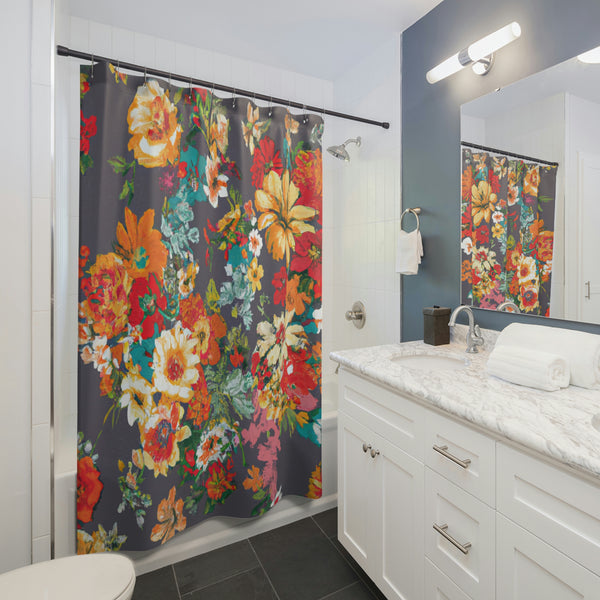 Floral Design By: Charlotte Lasertouch - Shower Curtain