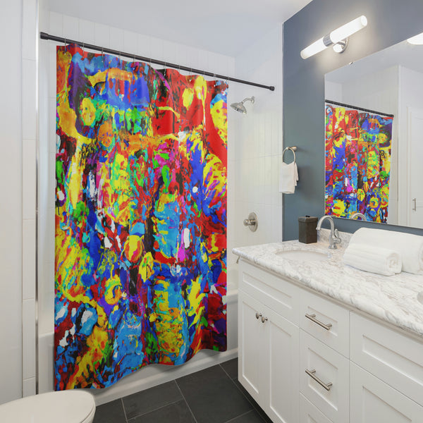 Dynamic Artistic Design (Shower Curtain)