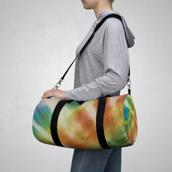 Tie Dye Design By: Skyrona Luxury Duffles (Duffle Bag)