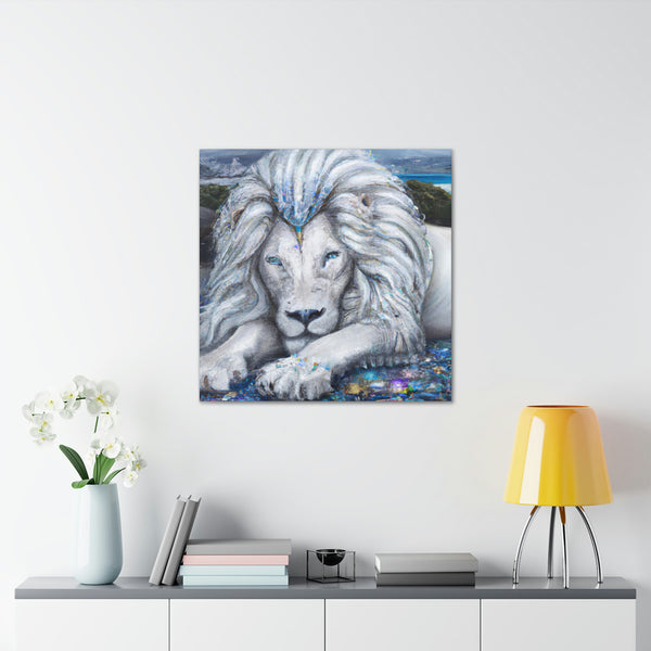 Lion Design By: The Ivory Painter. (Wall Art)