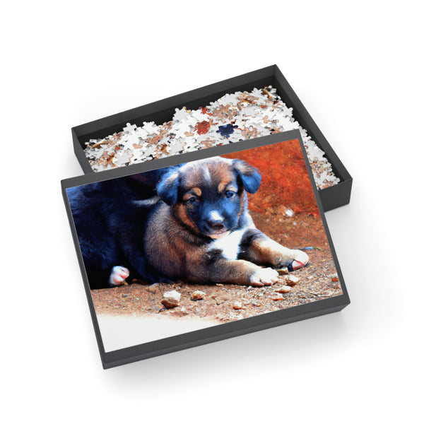 Cute Puppy Design By: Melvina Parlourhayes (Puzzle)